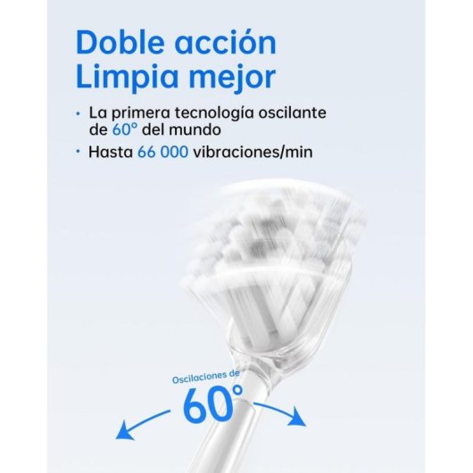 Schallzahnbuerste Laifen Wave Rosa 3 Modi 3 Buerstenkoepfe Timer App