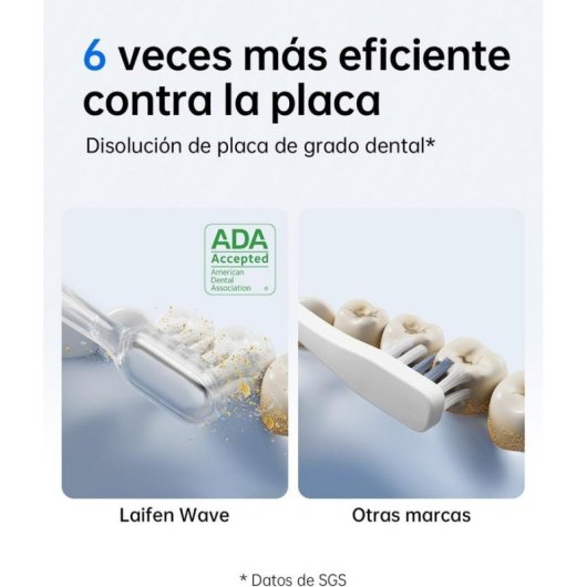 Schallzahnbuerste Laifen Wave Rosa 3 Modi 3 Buerstenkoepfe Timer App