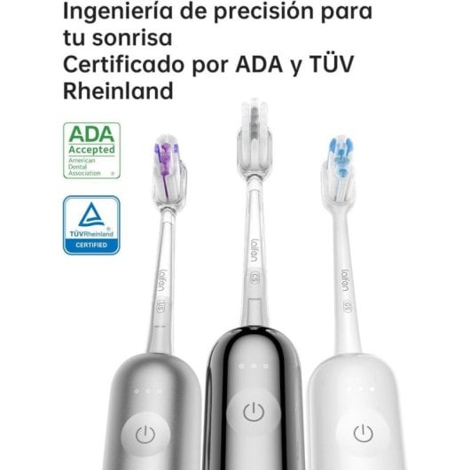 Schallzahnbuerste Laifen Wave Rosa 3 Modi 3 Buerstenkoepfe Timer App