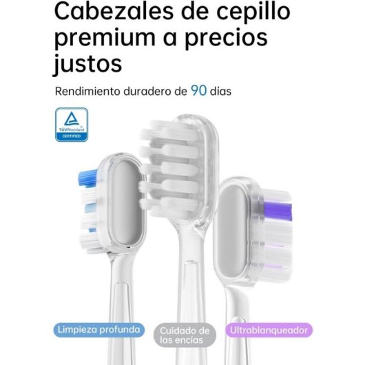 Schallzahnbuerste Laifen Wave Rosa 3 Modi 3 Buerstenkoepfe Timer App