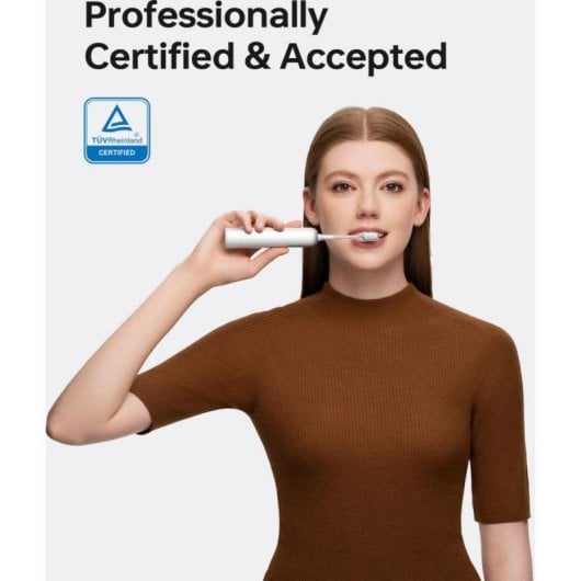 3 Testine di Ricambio per Spazzolino Elettrico Bianche 95x20x20 mm, 33 g