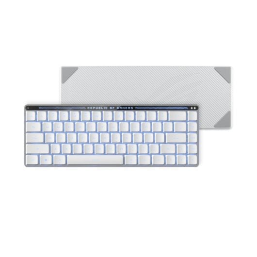 Teclado ottico wireless ASUS ROG Falchion RX Low Profile Layout EN bianco con touchpad