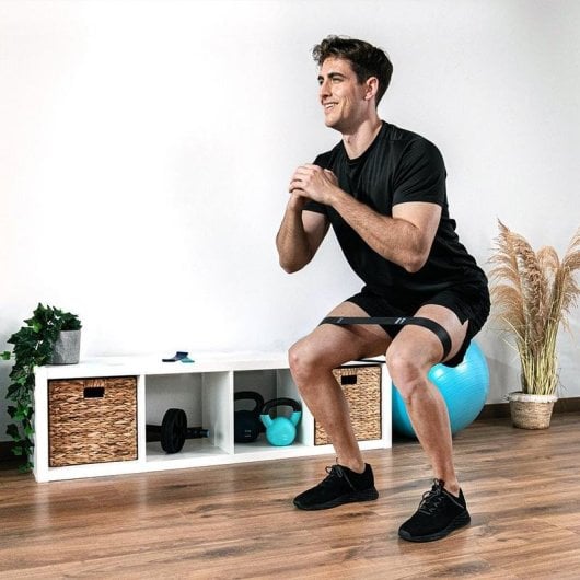 Banda di Resistenza Cecotec DrumFit Elastiband 8 Livelli Blu 140cm Goma Poliestere