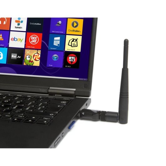 Scheda di Rete Hamlet HNU3GIGA USB Ethernet 1000 Mbit/s Bianco