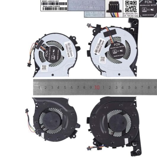 CPU- und GPU-Lüfter für HP Pavilion 15-cx 15-cx0060tx Tpn-c133 Dc28000garc Laptop