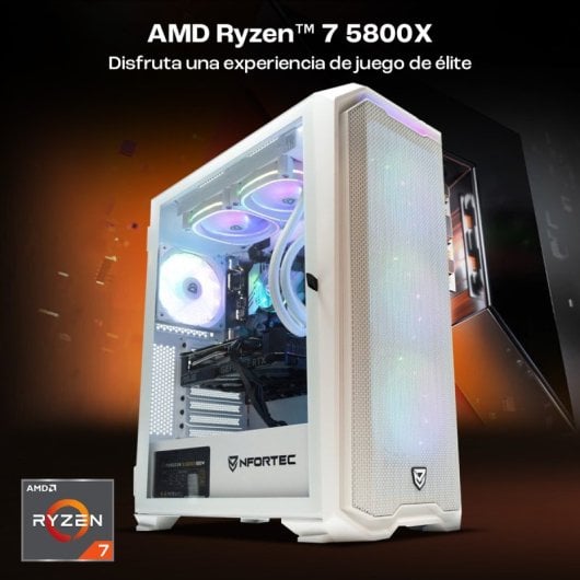 PcCom Ready AMD Ryzen 7 5800X / 32GB / 1TB SSD / RTX 5060 Ti 16GB + Windows 11 Home - Blanco