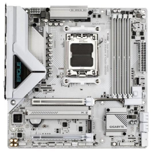 Placa Base Gigabyte B850M EAGLE WIFI6E ICE AM5 DDR5 256GB M.2 PCIe 5.0 Wi-Fi 6E