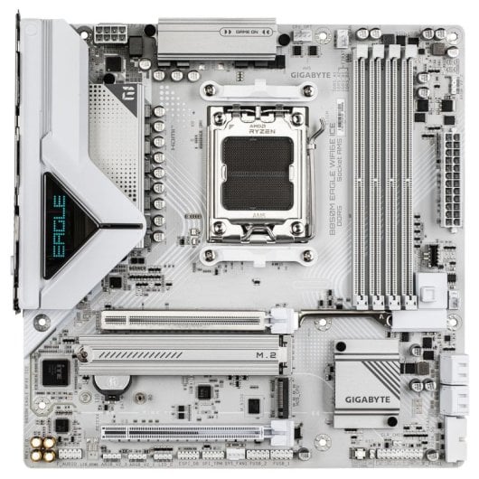 Placa Base Gigabyte B850M EAGLE WIFI6E ICE AM5 DDR5 256GB M.2 PCIe 5.0 Wi-Fi 6E