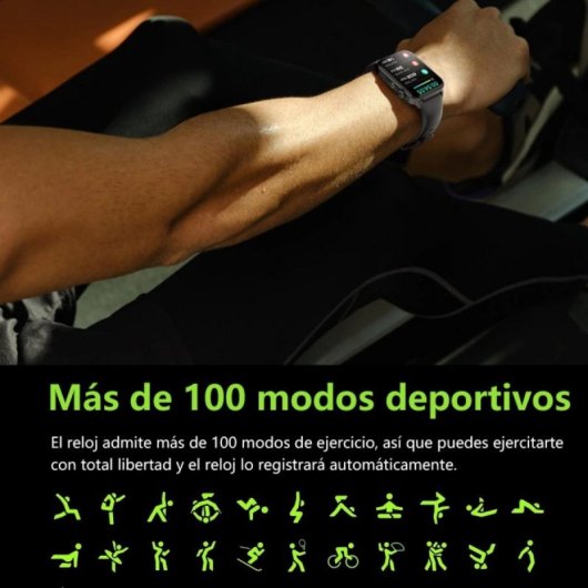 Smartwatch Blackview R30 MAX 1.91" TFT BLE 5.3 Llamadas Bluetooth 350mAh 100+ Deportes