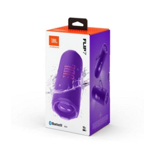 Altavoz JBL Flip 7 Púrpura 2 vías 35W IP67 PartyBoost Bluetooth 5.3 USB-C