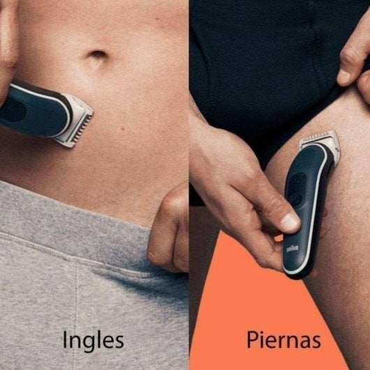 Tondeuse Corps Braun Bodygroomer B560 Sans Fil 100min Sec et Mouillé 3 Sabots