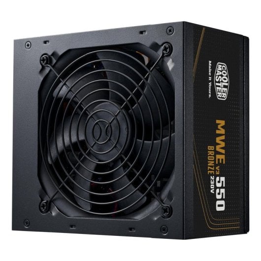 Fuente de alimentación Cooler Master MWE 550W V3 ATX 3.1 80+ Bronze Ventilador 120mm