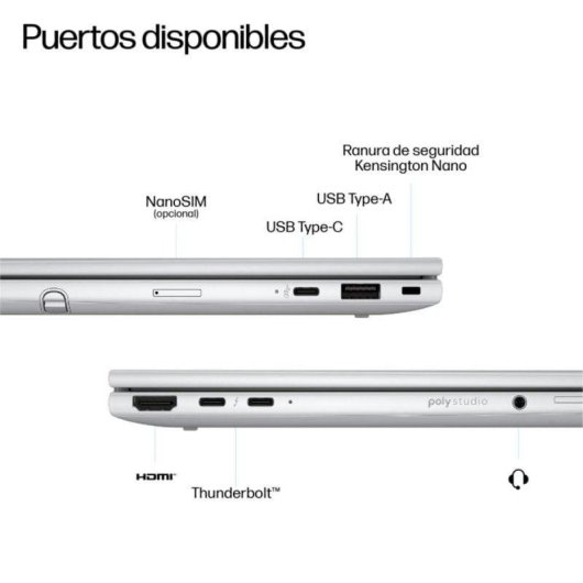 Portátil HP EliteBook 8 Flip G1i 13.3" Intel Core Ultra 5 16GB 512GB SSD Intel Graphics Windows 11 Pro