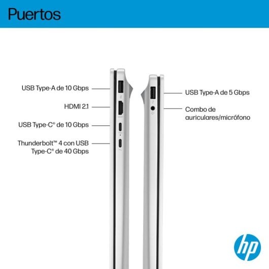 HP OmniBook 7 AI 16-ay0006ns Intel Core Ultra 7 255H 32GB 1TB RTX 4050 16" Táctil 2K