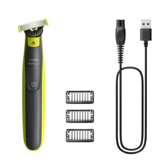 Rasoio Elettrico Viso Philips OneBlade 360 QP2724/23 Senza Filo 45min Funzionamento a Umido Pettine Lama 360°