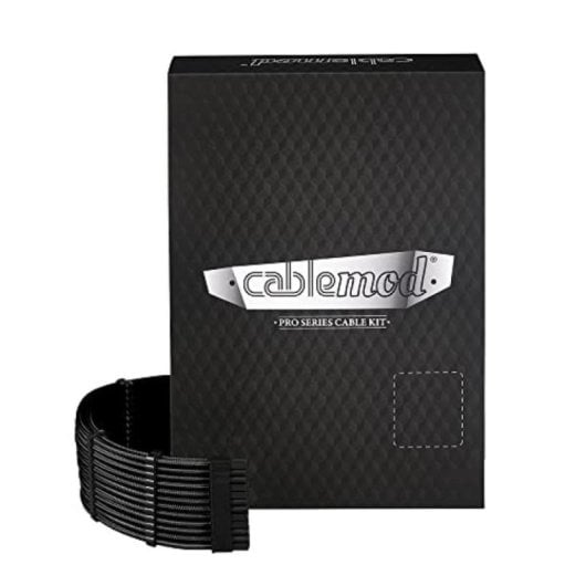 Cable CableMod C-Series PRO ModMesh 12VHPWR Black Label 10AWG Corsair RM/RMi/RMx 600W PCIe 5.0