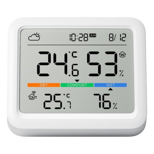 Estación Meteorológica SwitchBot Meter Pro Pantalla 9.2cm Bluetooth Blanca