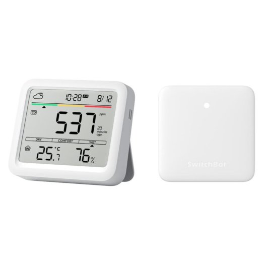 Monitor qualità dell'aria SwitchBot Mediator Pro CO2 6-in-1 alta precisione
