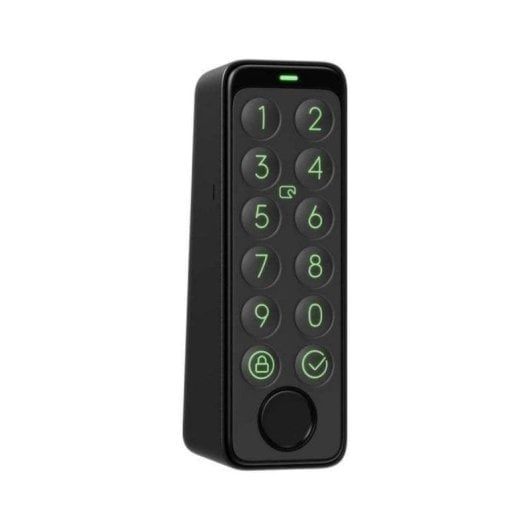 Serrure Intelligente SwitchBot Keypad Touch Connectivité Sans Fil Ouverture avec Empreinte Digitale, Code PIN et Carte NFC Alarme IP65