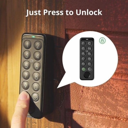 Serratura Intelligente SwitchBot Keypad Touch Wireless Apertura Impronta NFC IP65