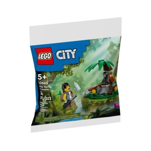 LEGO City 30665 Encuentro con el Gorila Bebé Set de Selva con Guardabosques y Veterinario