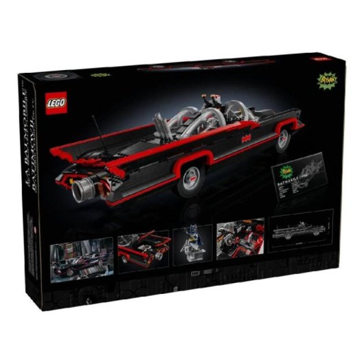 Set LEGO Batimóvil DC Serie TV Clásica 76328 edición para coleccionistas adultos