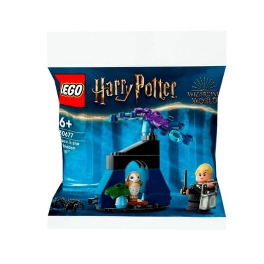 LEGO Harry Potter Draco Malfoy Floresta Proibida Conjunto 33 peças minifigura coruja aranha