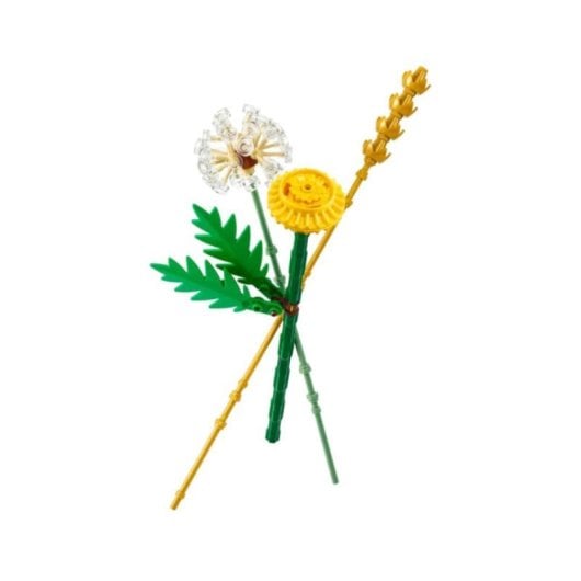 LEGO Botanical Flores do Campo Conjunto 30701 Bouquet Selvagem Decorativo Realista Colecionável