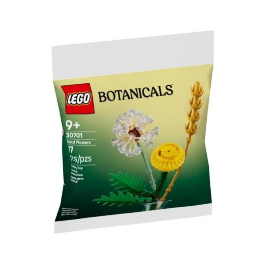LEGO Botanical Flores do Campo Conjunto 30701 Bouquet Selvagem Decorativo Realista Colecionável