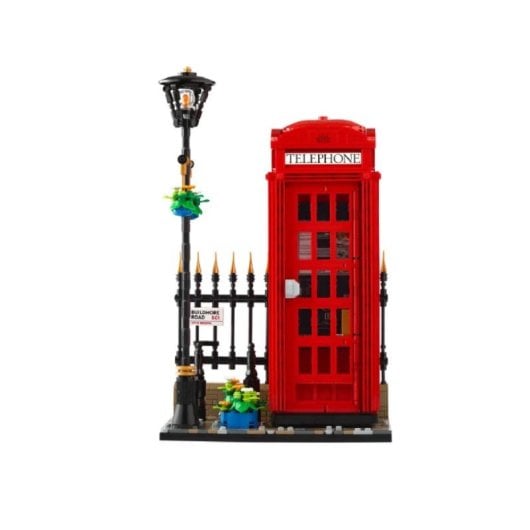 Set LEGO Ideas Red Phone Cabin Londres 21347 Cabina Telefónica Clásica Coleccionable
