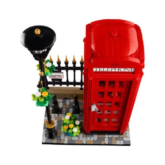 Set LEGO Ideas Red Phone Cabin Londres 21347 Cabina Telefónica Clásica Coleccionable
