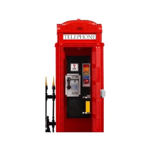 Set LEGO Ideas Red Phone Cabin Londres 21347 Cabina Telefónica Clásica Coleccionable