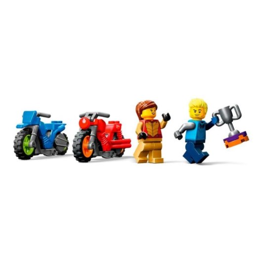 LEGO City Spinning Stunt Challenge Set 60360, 2 Stuntbikes und 2 Minifiguren