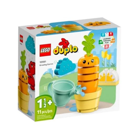 Conjunto de cenouras LEGO DUPLO 10981 para brincar e aprender de forma saudável Montessori
