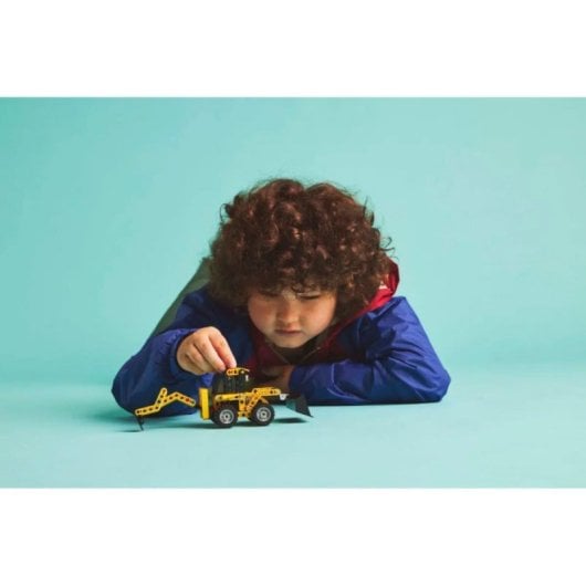 LEGO Technic 42197 Baggerlader, Konstruktionsspielzeug, mobile Schaufelstabilisatoren, 3D-App