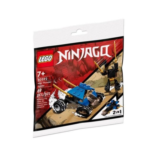 LEGO Ninjago Mini Thunder Raider 30592 Kreativ-Bauset Blitzfahrzeug
