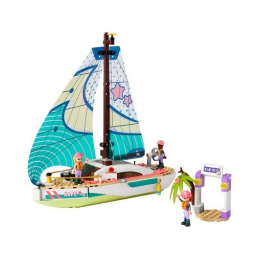 LEGO Friends Stephanie's Sailing Adventure 41716 Conjunto de Construção - Barco com Vela Flexível e Leme Realista
