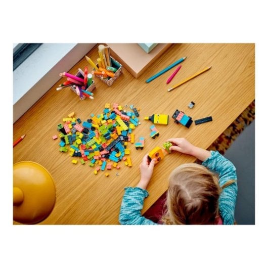 LEGO Classic 11027 Neon-Bauset – Kreativer Spaß – 333 Teile – Lebendige Farben