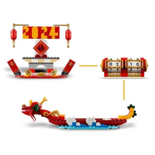 Calendario Festivo LEGO Iconic 40678 345 piezas diseño decorativo navidad adultos y niños