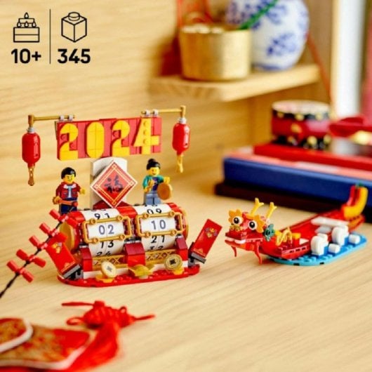 Calendario Festivo LEGO Iconic 40678 345 piezas diseño decorativo navidad adultos y niños