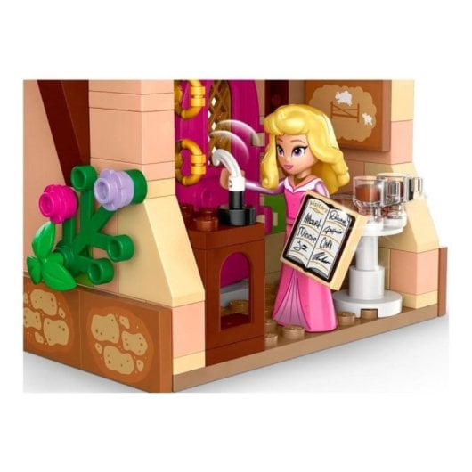 LEGO Disney Princess 43246 Bauset: 4 Gebäude, 4 Mini-Puppen, Tiana, Aurora, Cinderella, Arielle