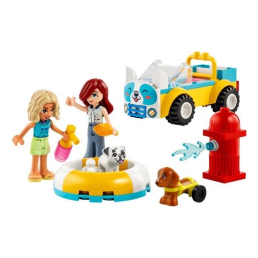 LEGO Friends 42635 Conjunto Móvel para Cuidados com Cães para 4+ Anos, Mini-Bonecas e Animais de Estimação