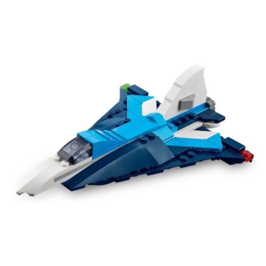 LEGO Creator 31160 Conjunto de construção de avião de corrida 3 em 1 com 178 peças