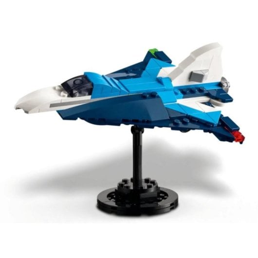 LEGO Creator 31160 Conjunto de construção de avião de corrida 3 em 1 com 178 peças
