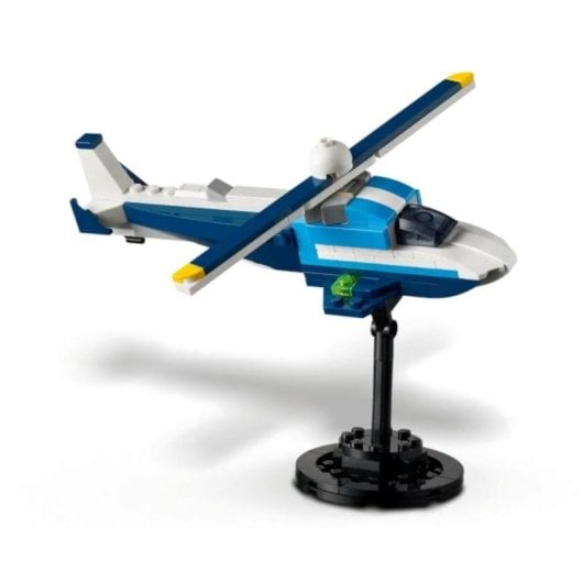 LEGO Creator 31160 Conjunto de construção de avião de corrida 3 em 1 com 178 peças