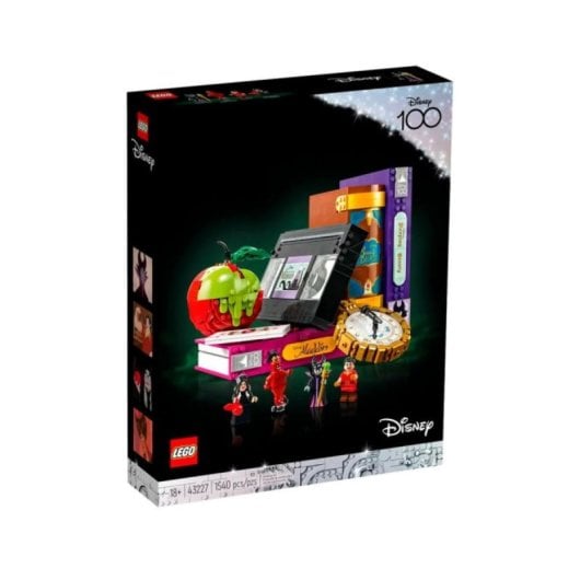 Set LEGO Villanos Disney Iconos 43227 Coleccionable 4 Minifiguras y Detalles Ocultos