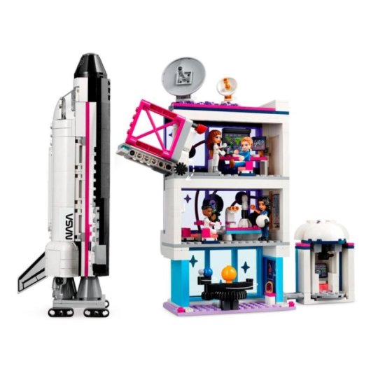 Set LEGO La Academia Espacial de Olivia 41713 Academia, Transbordador y Observatorio STEM
