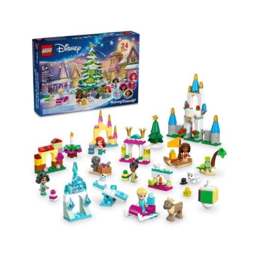 Calendrier de l'Avent LEGO Disney 43253 Microfigures Elsa Tiana Ariel Vaiana Mirabelle et surprises exclusives