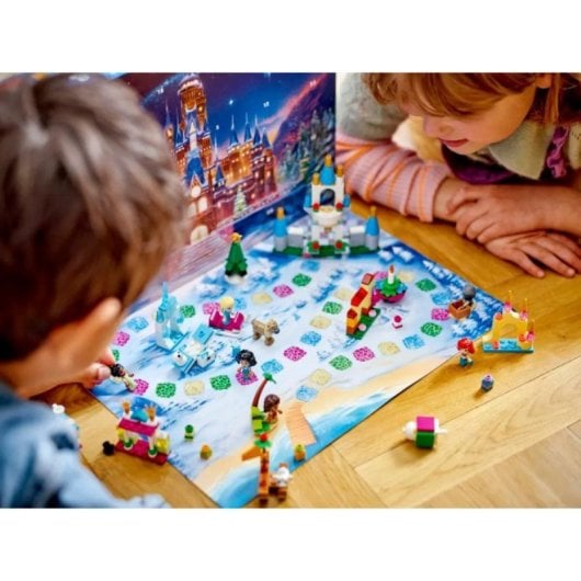 Calendrier de l'Avent LEGO Disney 43253 Microfigures Elsa Tiana Ariel Vaiana Mirabelle et surprises exclusives