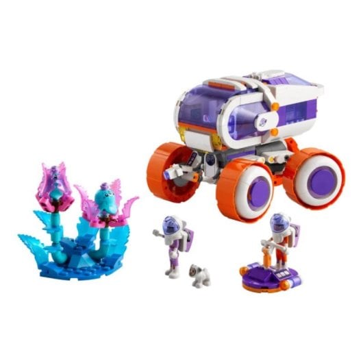 LEGO Friends Weltraumforschungsauto-Set 42602, 2 Alien-Minifiguren, Zubehör